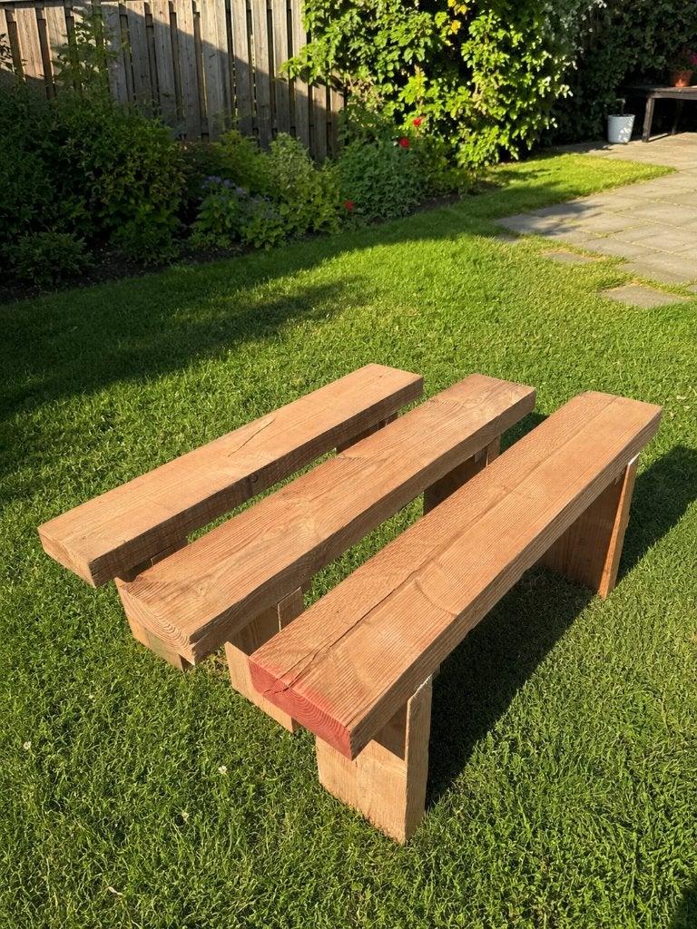Handgemaakt Houten Bankjes, Ophalen, Nieuw, Hout