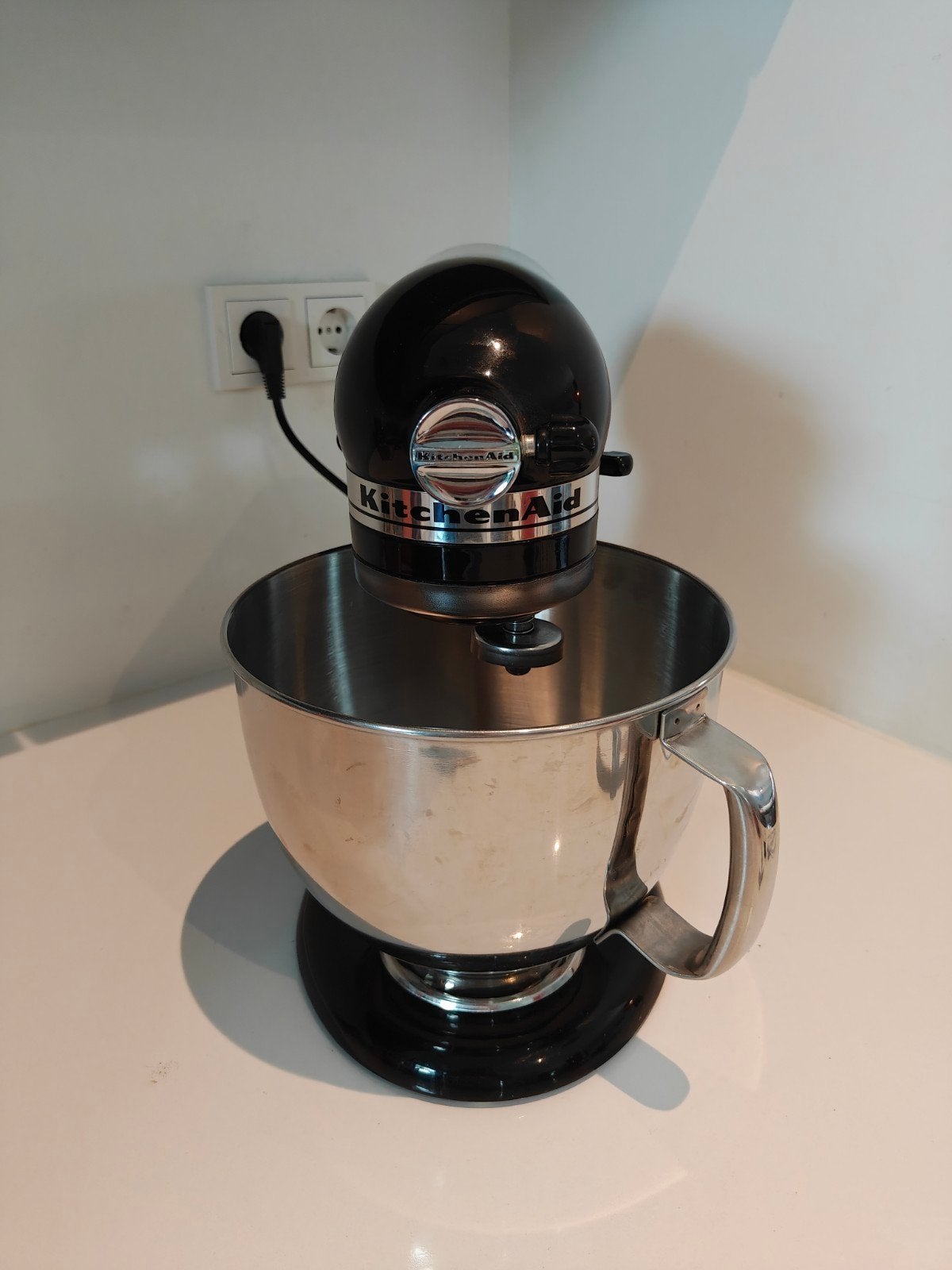 Kitchenaid ultrapower zwart, mooie staat incl accessoires, 4 liter of meer, Ophalen, Zo goed als nieuw, 3 snelheden of meer