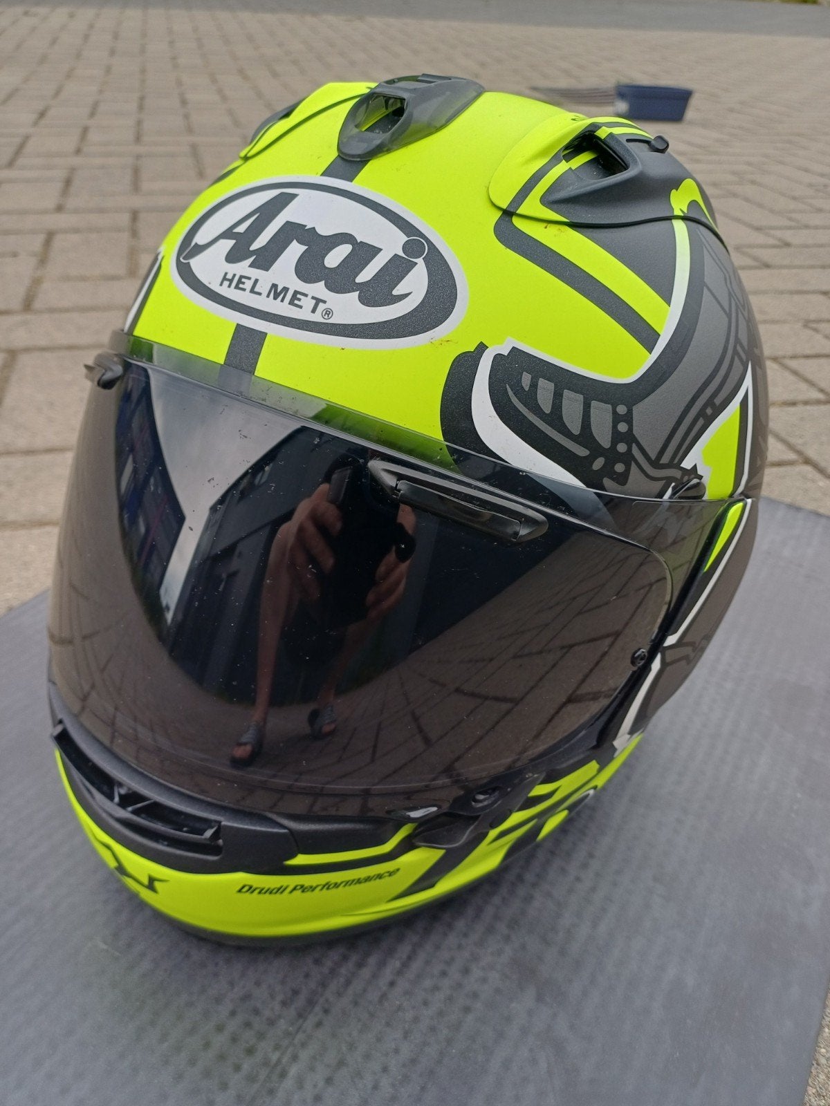 ARAI RX7V ISLE OF MAN 2019 MEDIUM 57/58, Ophalen of Verzenden, Tweedehands, Integraalhelm, Arai