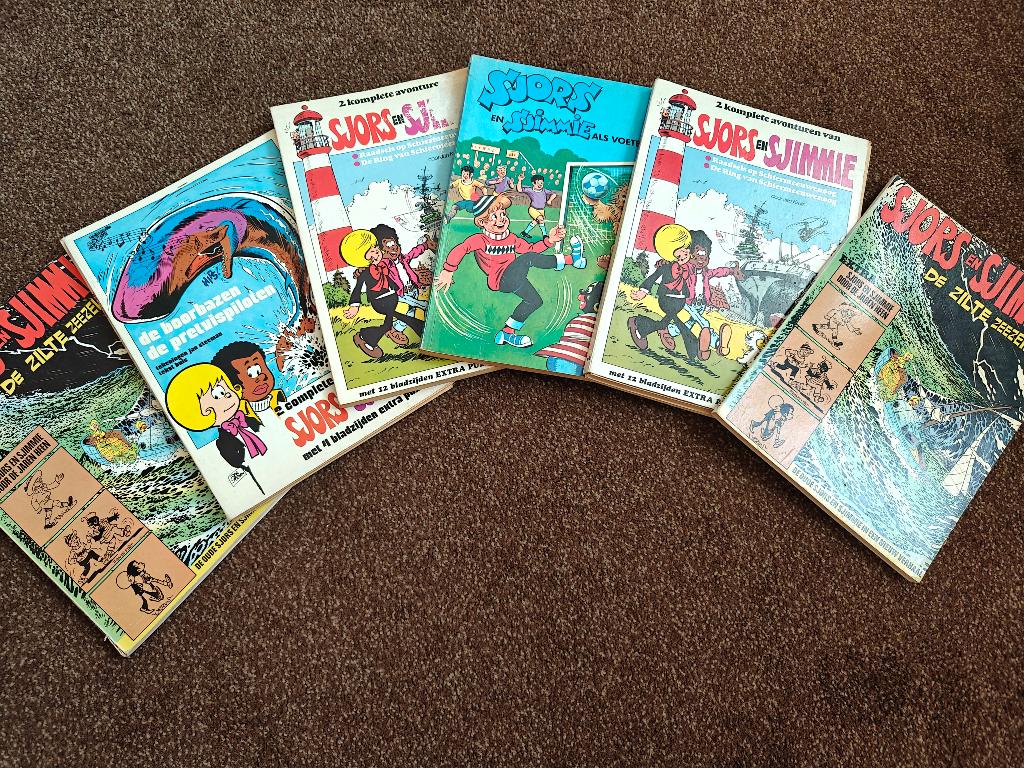 Sjors en Sjimmie stripboeken, Meerdere stripboeken, Ophalen, Gelezen