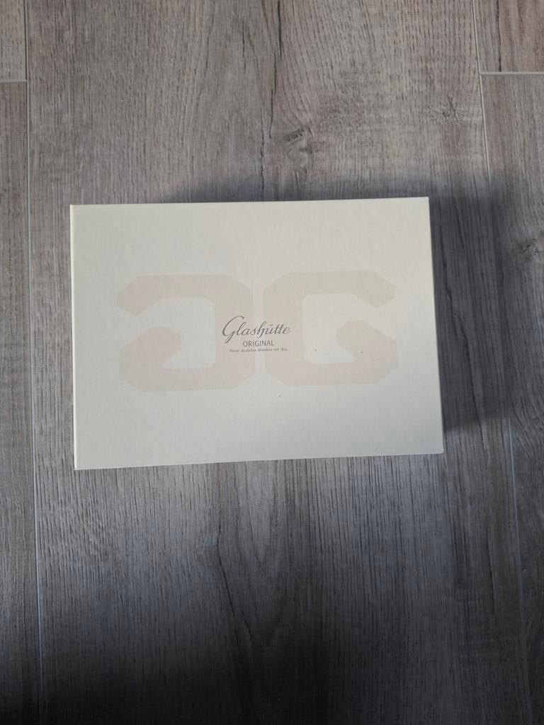 Glashütte Original horloge documentatie en doos, Overige merken, Overige materialen, Polshorloge, Overige materialen