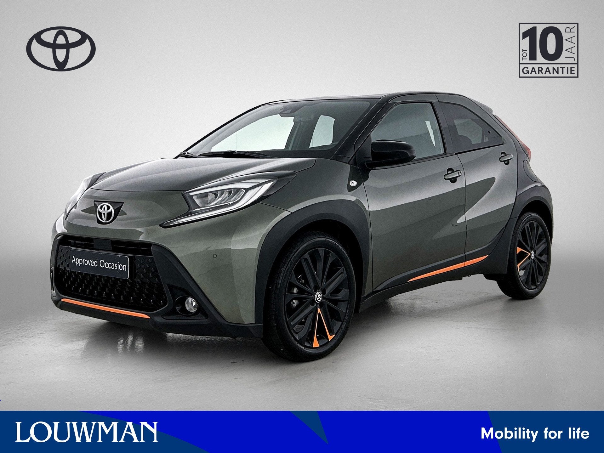 Toyota Aygo X 1.0 VVT-i MT Limited (bj 2022), Auto's, Voorwielaandrijving, Gebruikt, Zwart, 4 stoelen