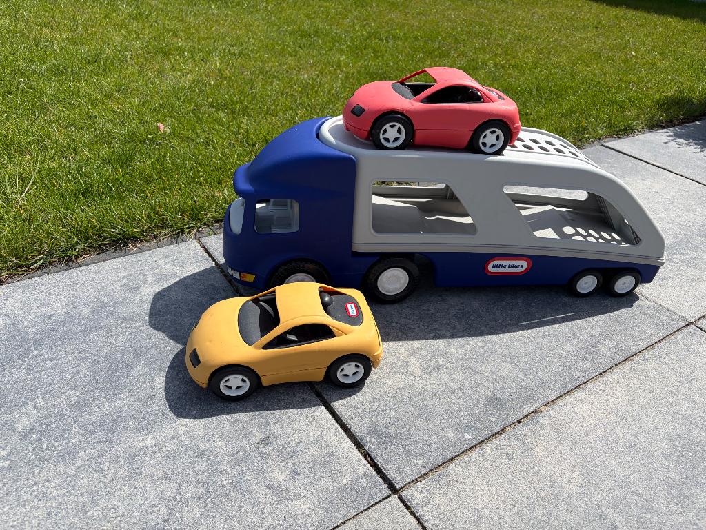 Little tikes grote auto Transporter, Kinderen en Baby's, Speelgoed | Speelgoedvoertuigen, Ophalen, Zo goed als nieuw