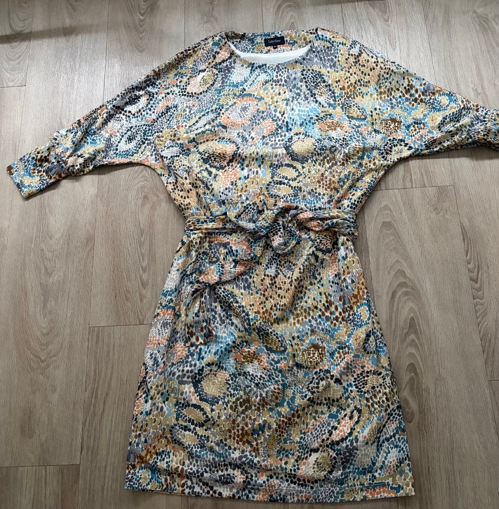 Jurk - Lilytime - maat 44, Meerkleurig, Maat 42/44 (L), Ophalen of Verzenden, Knielengte