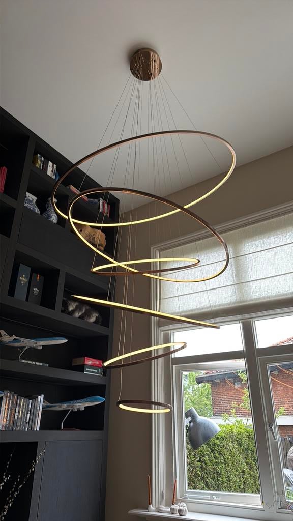 Maretti  Luxury hanglamp 6 rings, Ophalen, Zo goed als nieuw, Overige materialen, Modern