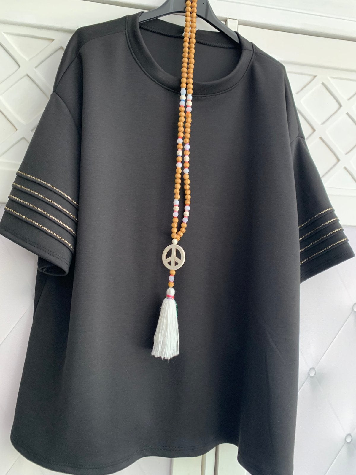 Tuniek zwart maat 48/50, Verzenden, Nieuw, Zwart, Blouse of Tuniek