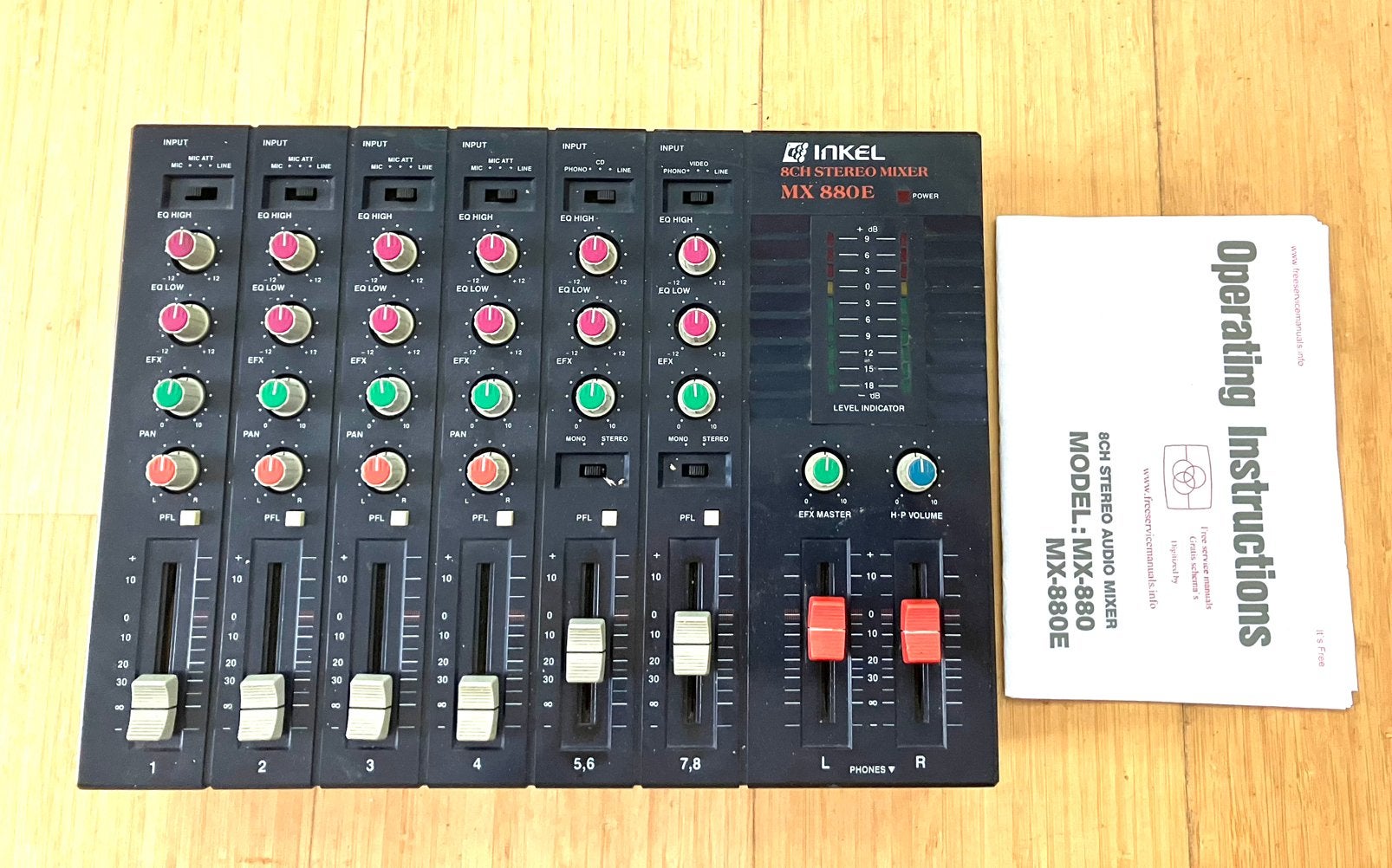 INKEL MX-880E mixer, Ophalen of Verzenden, Audio