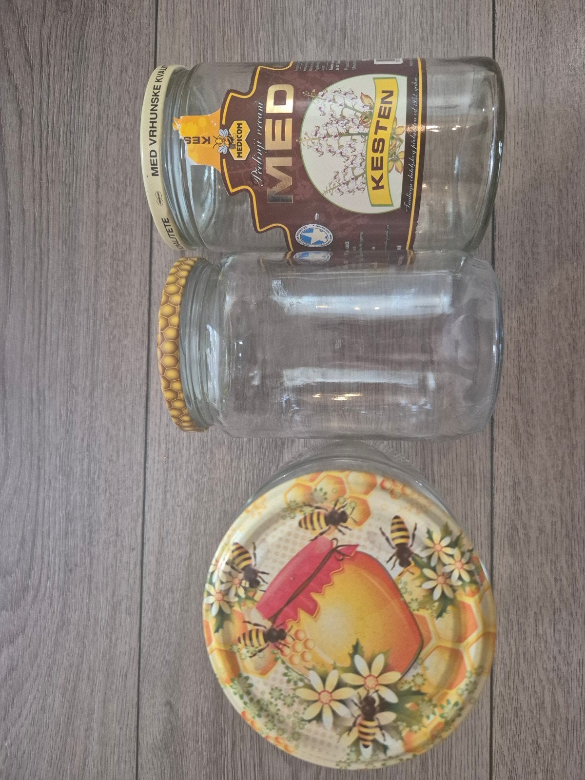 Gratis glazen potten, Ophalen