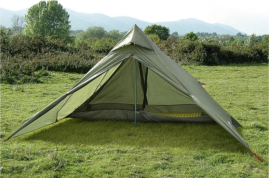 Luxe Outdoor Mini Peak 2 backpackers tent 1,1KG, Caravans en Kamperen, Tenten, Ophalen of Verzenden, Gebruikt, Tot en met 2