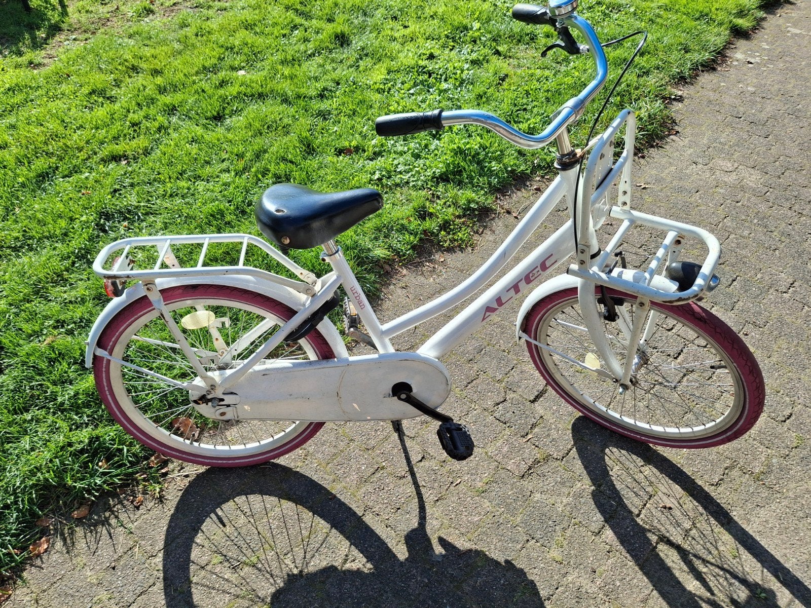 Altec 22 inch meisjesfiets., Ophalen, Terugtraprem, Gebruikt, Handrem
