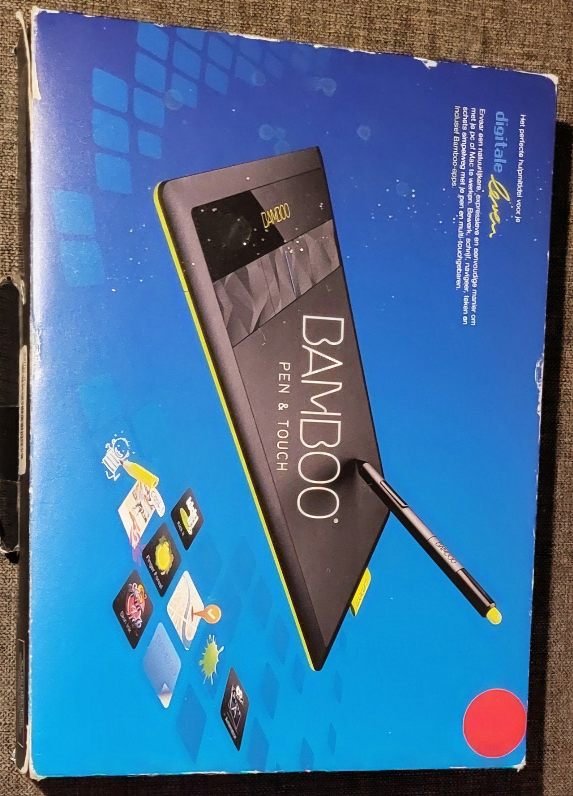Wacom Bamboo Pen & Touch CTH-470 Tekentablet, Multi-touch, Ophalen of Verzenden, Zo goed als nieuw, Wacom