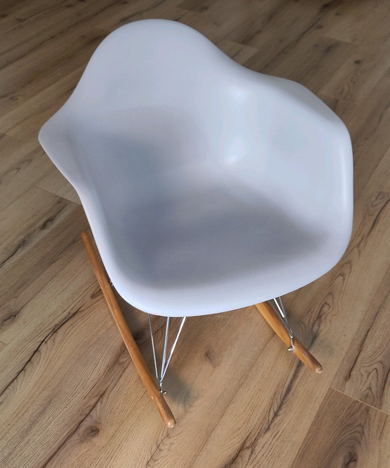 Design schommelstoel, Ophalen, Kunststof, Zo goed als nieuw, Eén