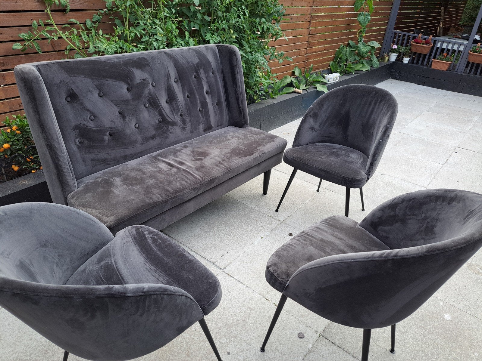 Bank en stoelen, Ophalen, Gebruikt