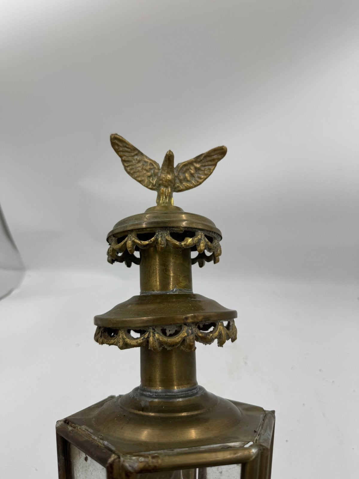 Vintage / Antieke Koetslamp - Wandlamp met Adelaar (60 cm, Antiek en Kunst, Ophalen of Verzenden