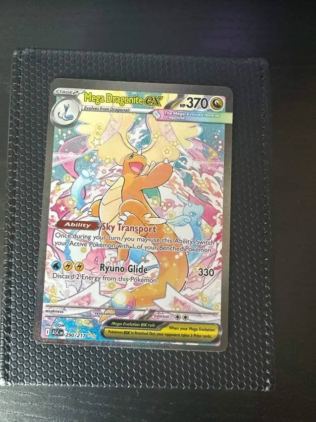 Mega Dragonite EX ASC 290, Hobby en Vrije tijd, Verzamelkaartspellen | Pokémon, Ophalen of Verzenden, Nieuw, Losse kaart, Foil