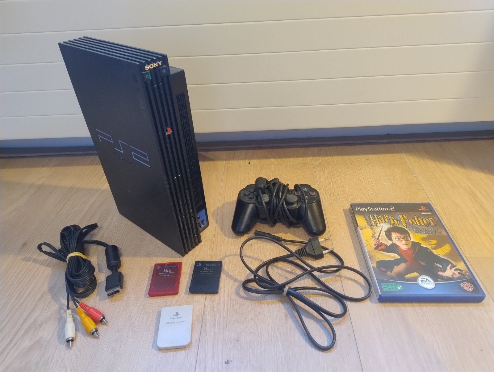 PlayStation 2 console +game, Met games, Ophalen of Verzenden, Zo goed als nieuw, Met 1 controller