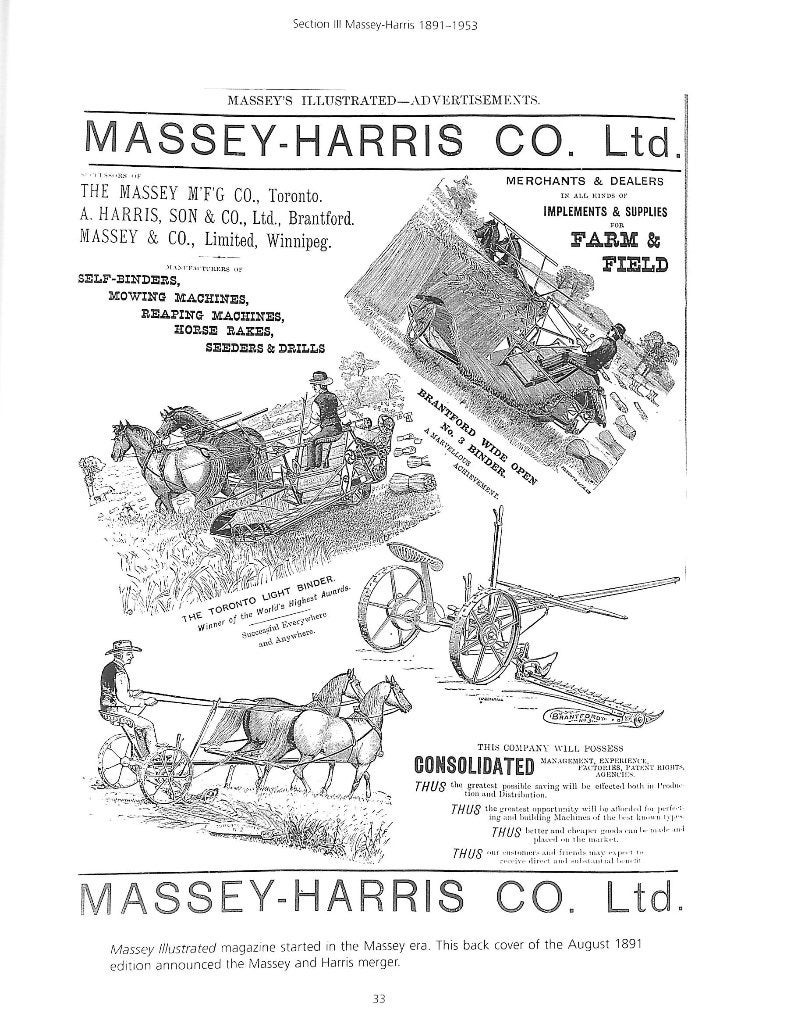 Advertising of Massey Harris, Ferguson and Massey Ferguson, Verzenden, Nieuw, John Farnworth, Tractor en Landbouw