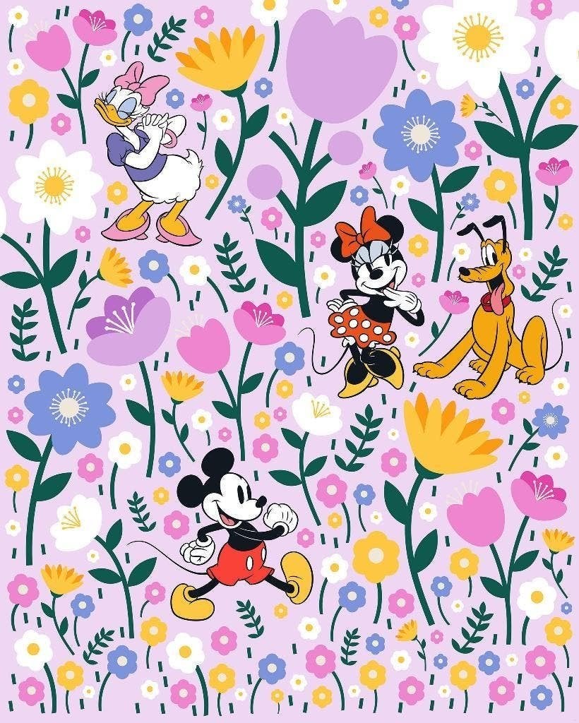 Minnie Mouse Vlies Behang - 200x250 cm - Gratis Verzending, Verzenden, Nvt, Komar, Nvt