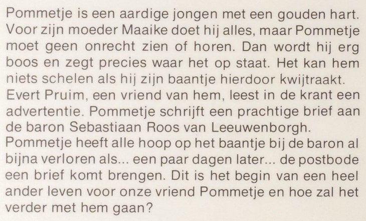 Pommetje Horlepiep (Kluitman, jaren 80), Boeken, Kinderboeken | Jeugd | onder 10 jaar, Fictie algemeen, Verzenden, Zo goed als nieuw