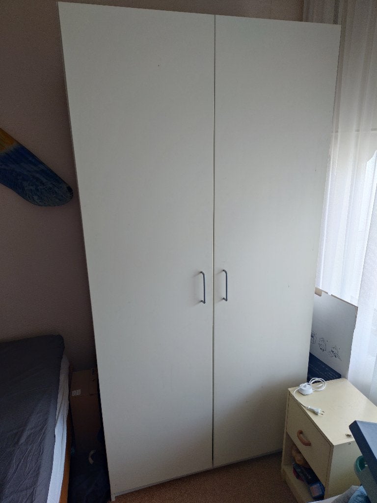 Witte Ikea kledingkast model pax, Huis en Inrichting, Ophalen, 50 tot 100 cm, Zo goed als nieuw, 150 tot 200 cm