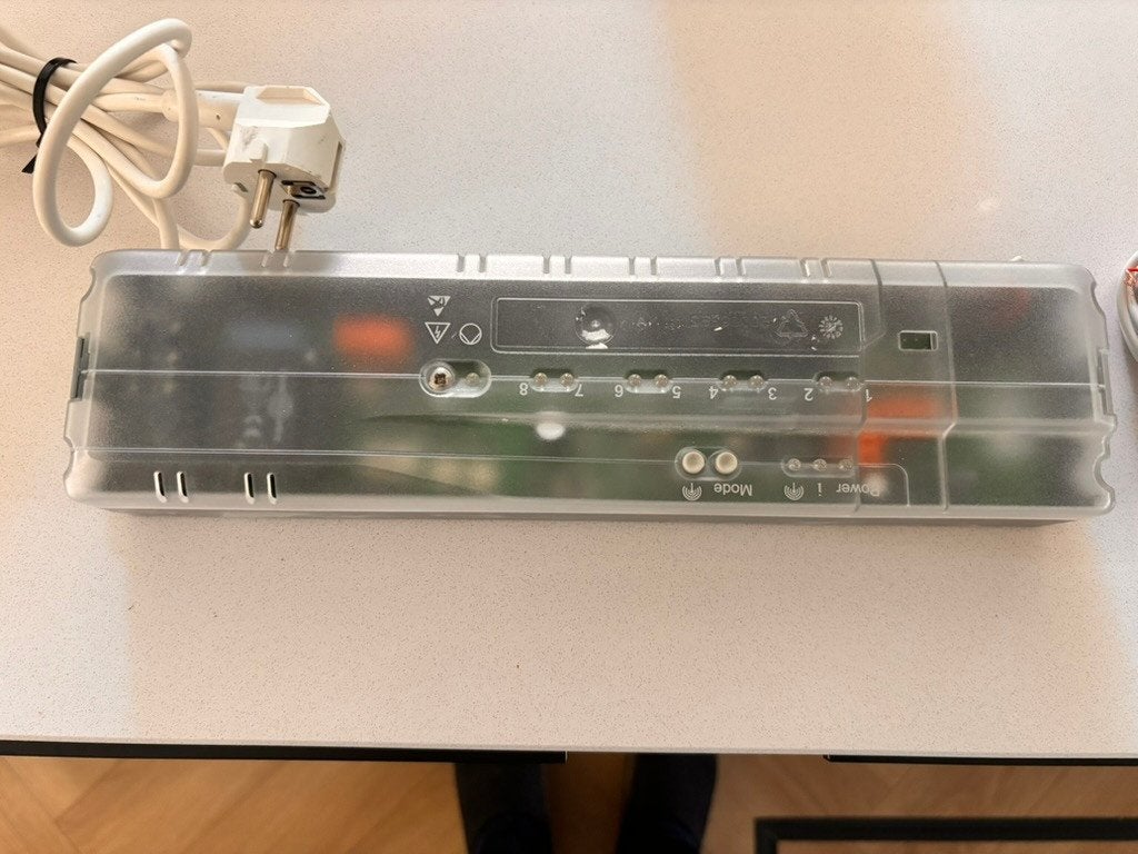 Complete Honeywell vloerverwarm (10 motoren /2 thermostaten), Verzenden, Slimme thermostaat, Gebruikt