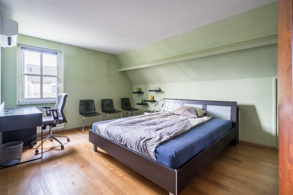 Mooi 2-persoonsbed met ombouw, verlichting en nachtkastje, Ophalen, Gebruikt, 65 cm of meer, Minder dan 55 cm
