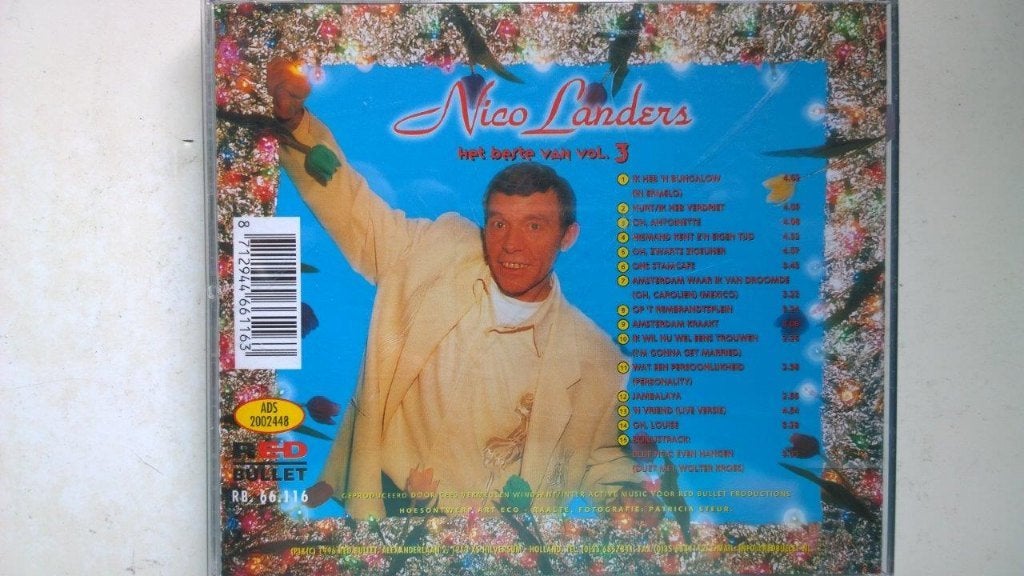 Nico Landers - Het Beste Van 3, Ophalen of Verzenden, Zo goed als nieuw, Levenslied of Smartlap