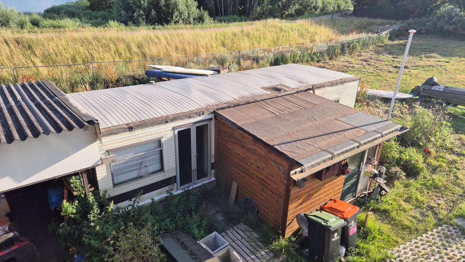 GRATIS Stacaravan 10x3.3m met klompenhok en extra ruimte, Caravans en Kamperen, Stacaravans