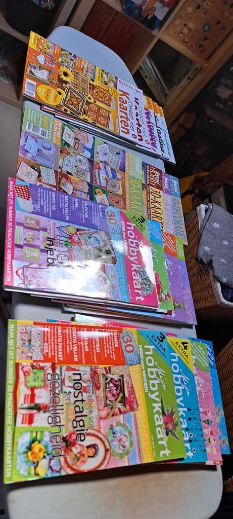 Mijn Hobbykaart Tijdschriften - 3D Kaarten Maken, Hobby en Vrije tijd, Ophalen of Verzenden, Zo goed als nieuw, Papier of Karton