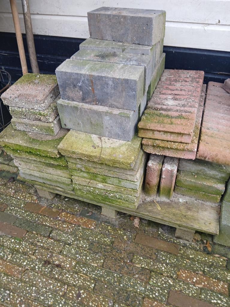 Gratis op halen, Ophalen, Gebruikt, Beton, Terrastegels