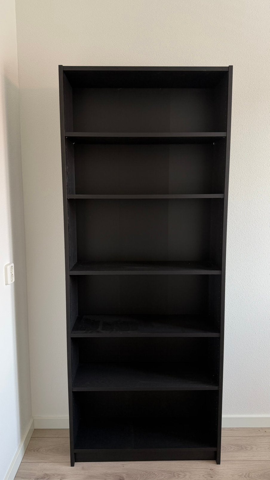 BILLY boekenkast zwart, Ophalen, 200 cm of meer, 50 tot 100 cm, Zo goed als nieuw