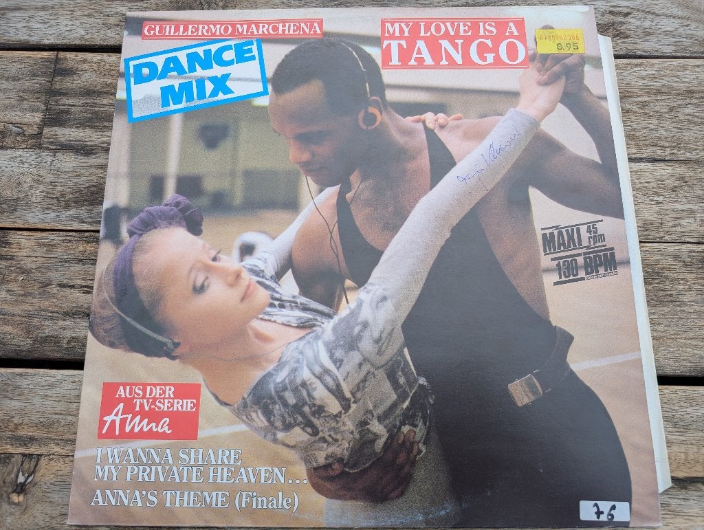 Maxi single - Guillermo Marchena - My love is a tango, Cd's en Dvd's, Vinyl Singles, Ophalen of Verzenden, Zo goed als nieuw, Dance en House