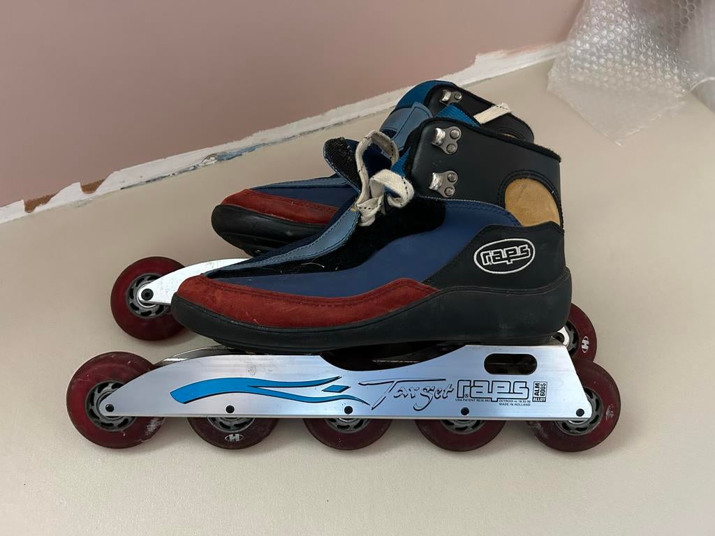 Skeelers maat 43 - Raps 5 wielen, Sport en Fitness, Skeelers, Overige merken, Gebruikt, Inline skates 5 wielen, Heren
