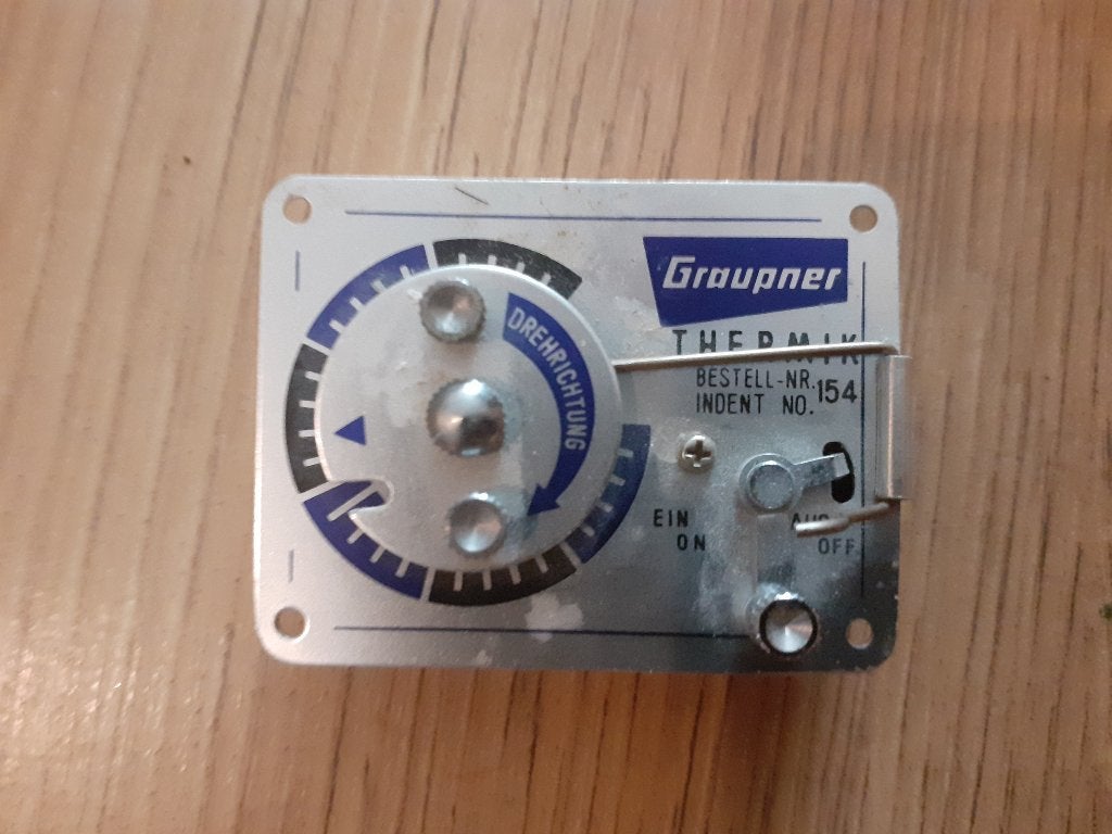 Vintage Graupner Thermik No. 154 Timer model vliegtuig, 1:50 of kleiner, Overige typen, Zo goed als nieuw, Ophalen