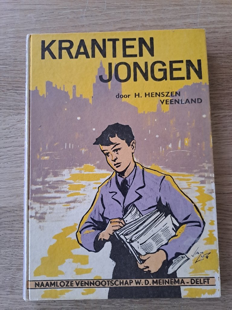 KRANTENJONGEN. H. HENZEN VEENLAND. RETRO, Ophalen of Verzenden, Gelezen, H. Henzen., Fictie