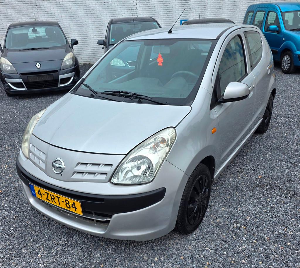 Nissan Pixo 1.0 Look 5 deurs Airco zeer netjes, Auto's, Nissan, Voorwielaandrijving, Euro 5, Stof, Gebruikt