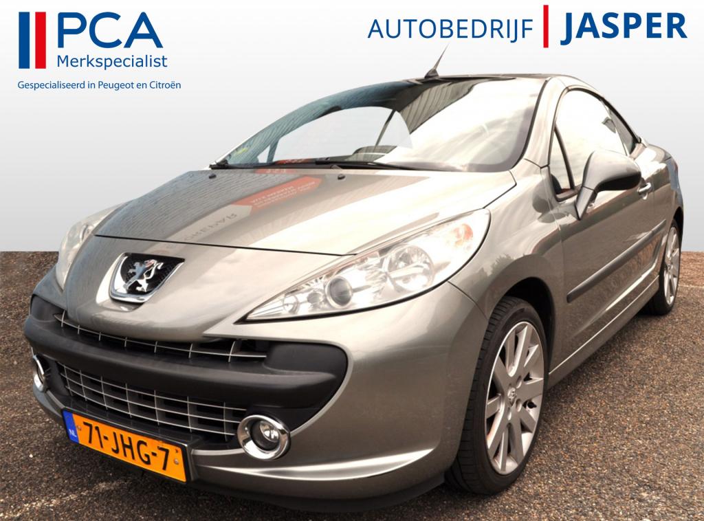 Peugeot 207 CC 1.6-16V TurboSport leer navi stoelverw, Voorwielaandrijving, Stoelverwarming, Gebruikt, 4 cilinders