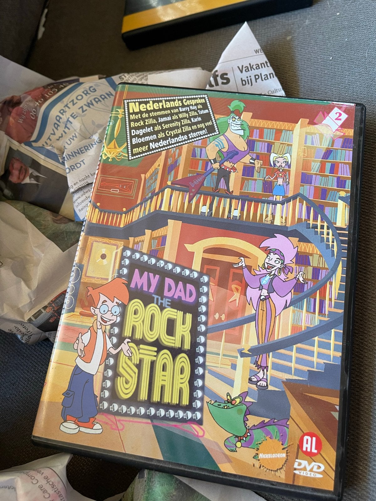 My Dad The Rock Star - Aflevering 4, 5 en 6 DVD, Gebruikt, Animatie, Alle leeftijden, Tv-serie