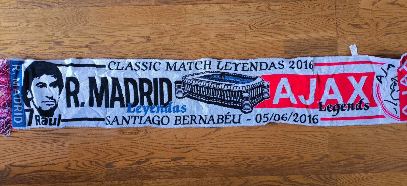 Real Madrid vs Ajax Legends sjaal - 05/06/2016, Ophalen, Nieuw