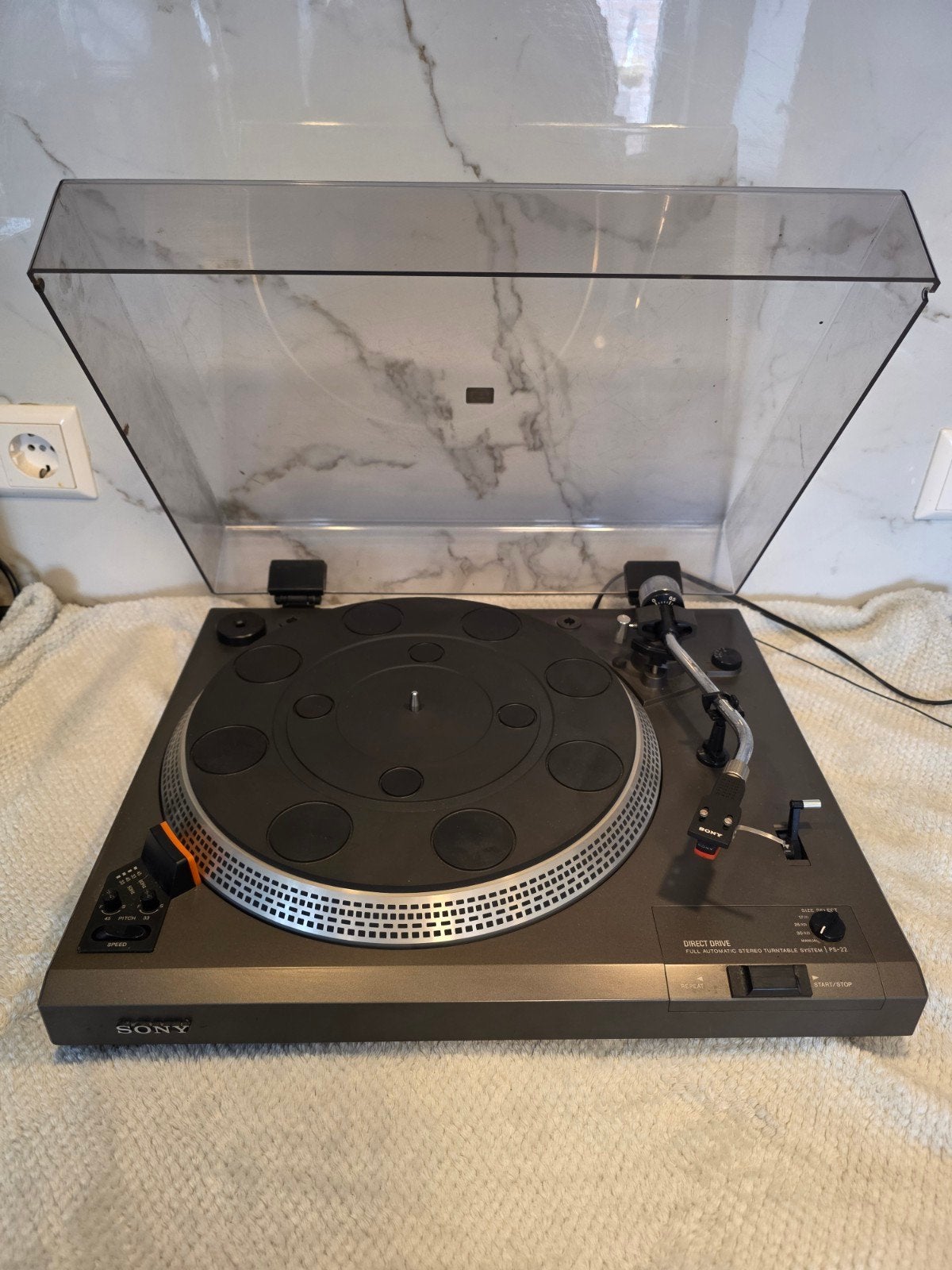 Sony PS-22 Direct Drive platenspeler, Ophalen of Verzenden, Sony