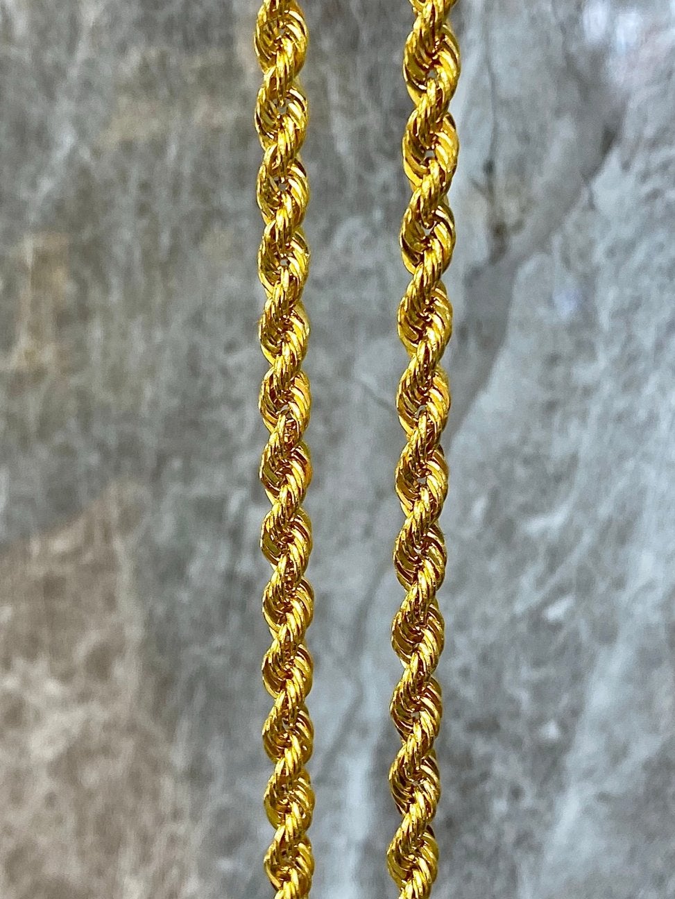 14k Gouden Rope Ketting, Sieraden, Tassen en Uiterlijk, Kettingen, Ophalen of Verzenden, Nieuw, Goud