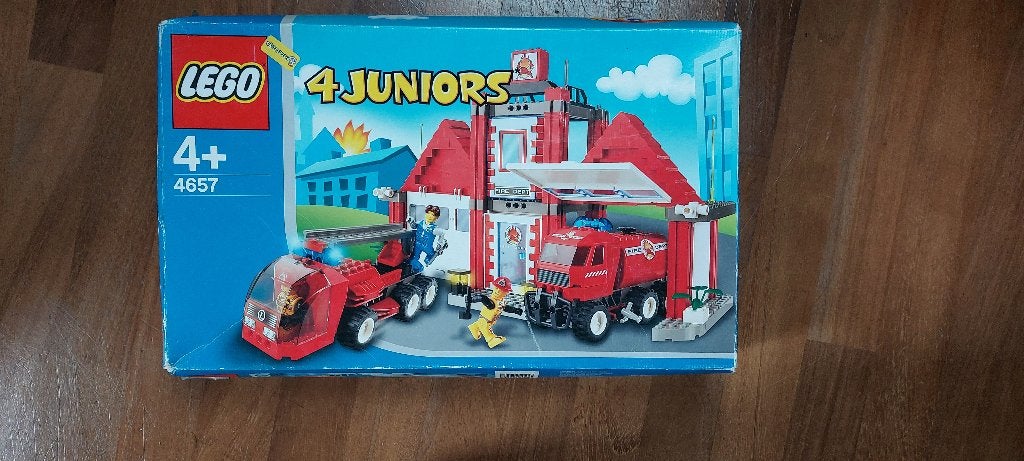 Lego juniors 4657 Brandweer hoofdkwartier, Gebruikt, Inclusief instructies, Overige thema's, Lego