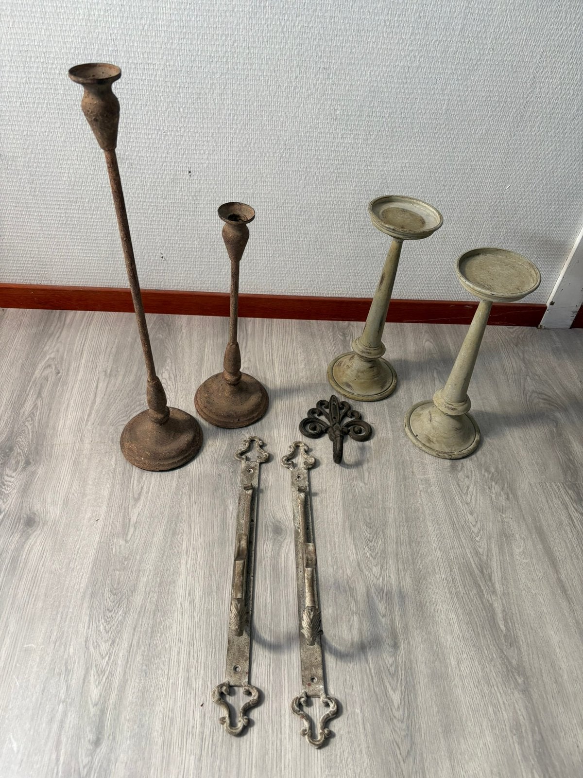 Landelijke kandelaars, Ophalen, Overige materialen