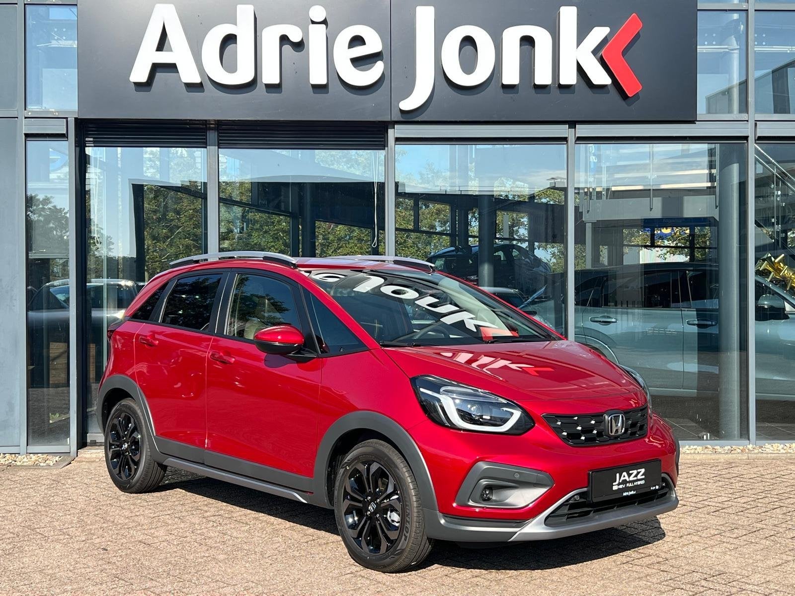Honda Jazz 1.5 e:HEV Advance Crosstar NIEUW | 8 JAAR GARANTI, Auto's, 1498 cc, 4 cilinders, Met garantie (alle), Leder en Stof