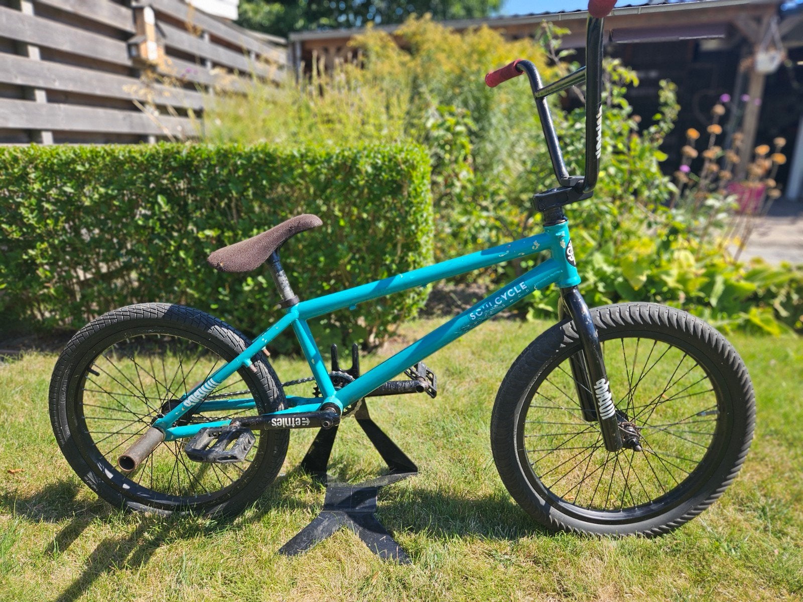 BMX. freestyle Soalcycle, Ophalen, Gebruikt, Staal, Voetsteunen