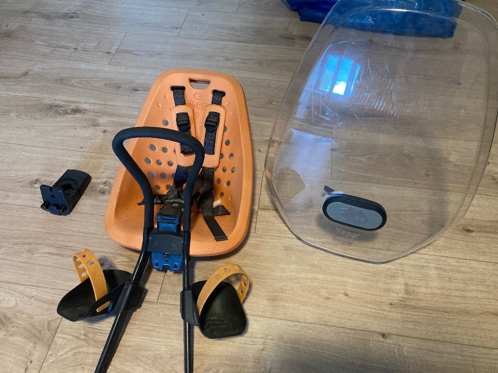 Yepp mini babyfietszitje, Gebruikt, Yepp, Voorzitje, Ophalen