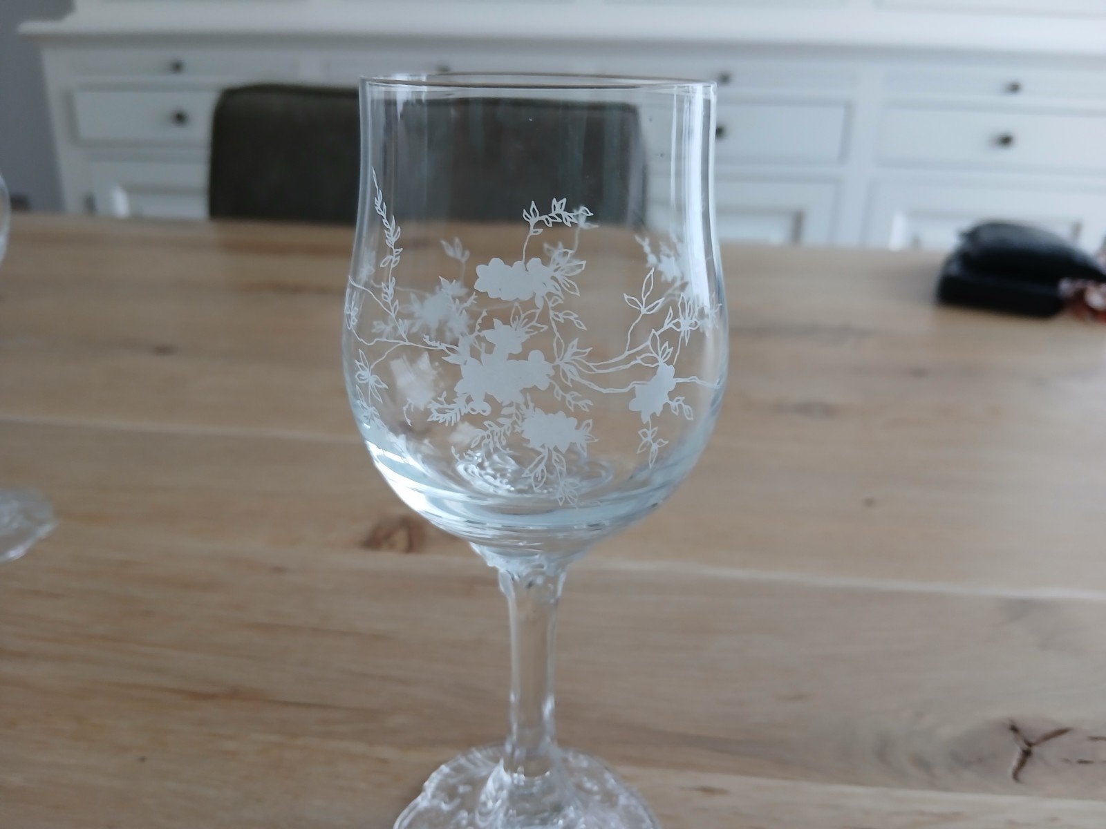 6 Rosenthal Monbijou kristallen witte wijnglazen, Ophalen