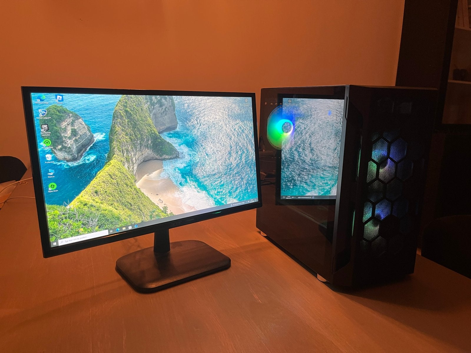 Gaming PC met Intel i7-4790, GTX 1070, 16GB RAM, 1TB opslag, Overige genres, 1 speler, Ophalen of Verzenden, Zo goed als nieuw