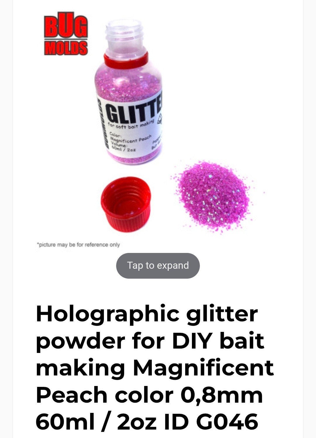 Holografisch glitterpoeder voor kunstaas maken, Ophalen of Verzenden