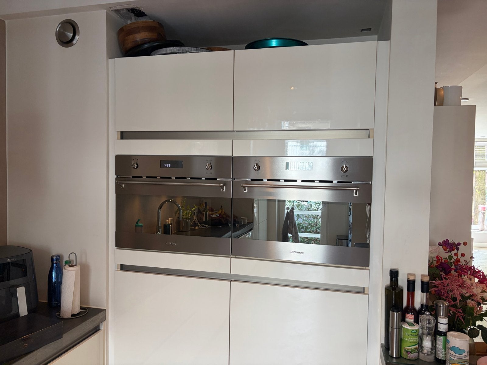 Smeg Combi-ovens (2 stuks) S45MCX2, Witgoed en Apparatuur, Ovens, Ophalen, 45 tot 50 cm, Gebruikt, Smeg